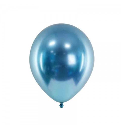 10 Palloncini lucidi 30 cm blu CHB1-001-10