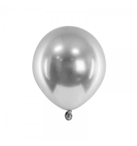 palloncini lucidi grigio 12cm 50 pz CHB1-5-018-50