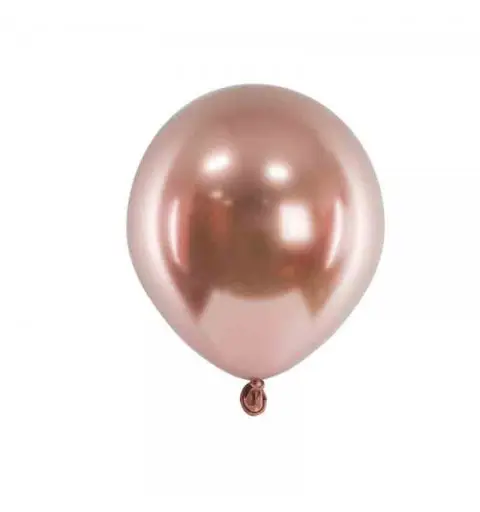 palloncini lucidi rose gold 12cm 50 pz CHB1-5-019R-50