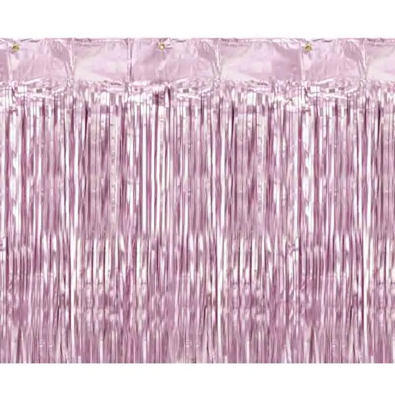Tenda per feste color rosa lavanda metallizzato 90 cmx 250 cm CRT-015ME