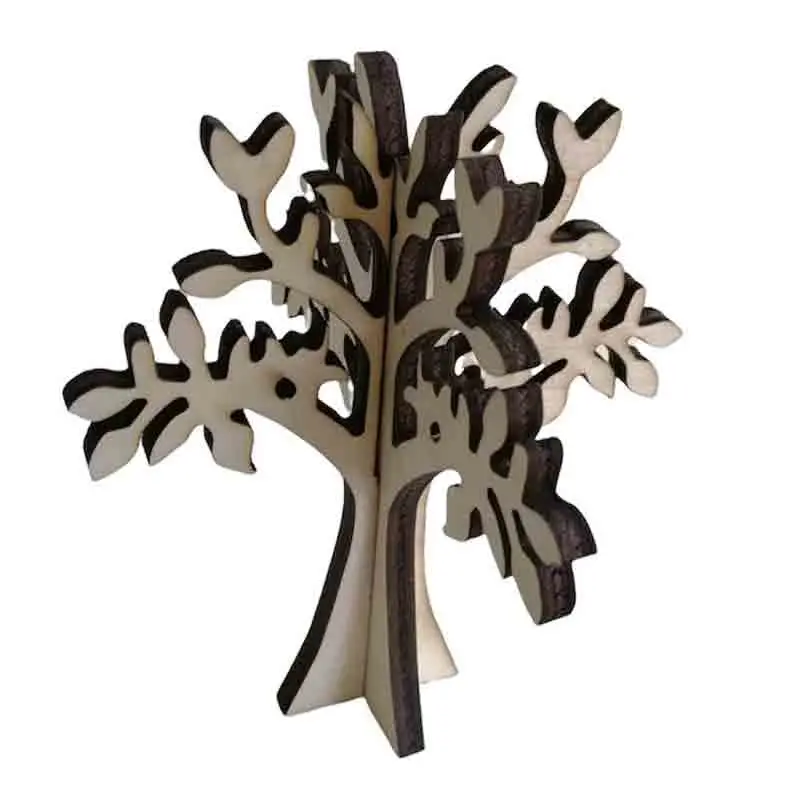 albero della vita centrotavola tableau 25 cm circa in legno decorativo
