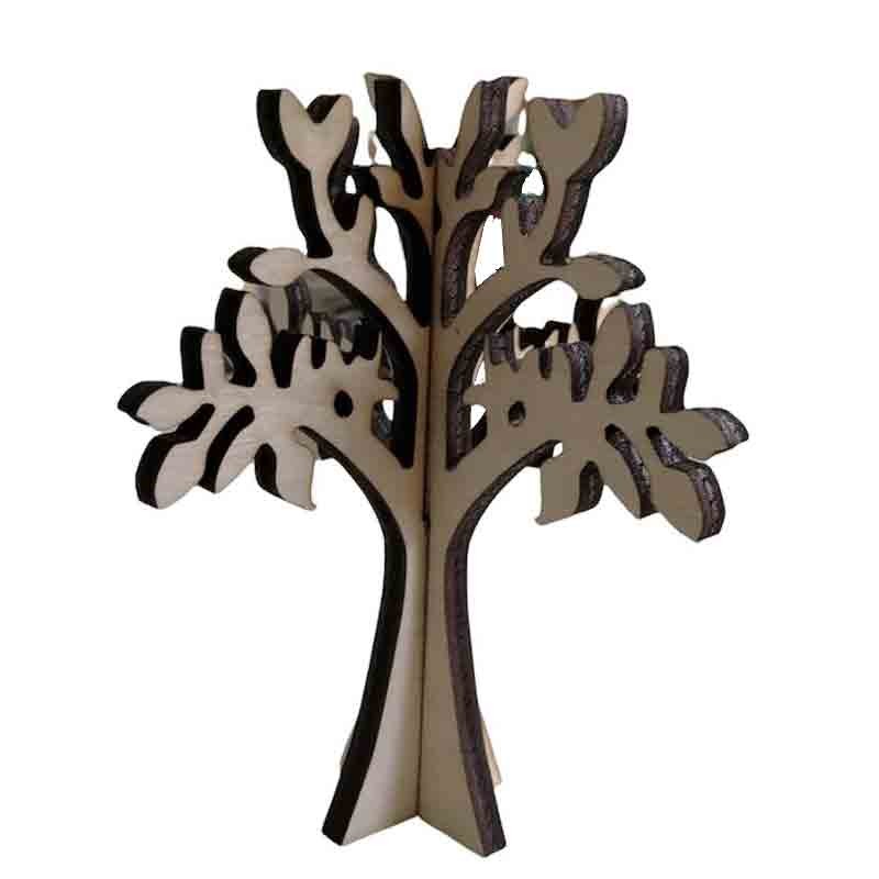 albero della vita segnaposto bomboniera piccolo 13 cm circa in legno
