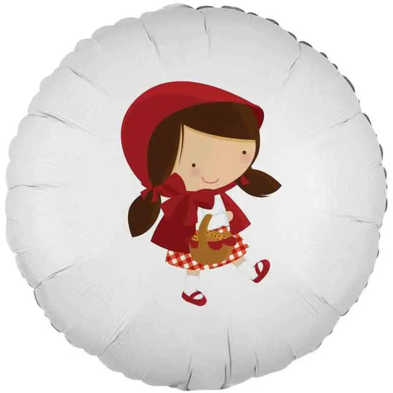 palloncino foil stampa cappuccetto rosso