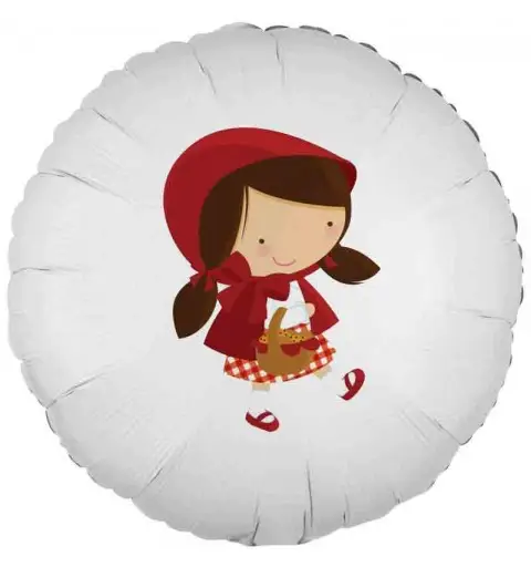 palloncino foil stampa cappuccetto rosso