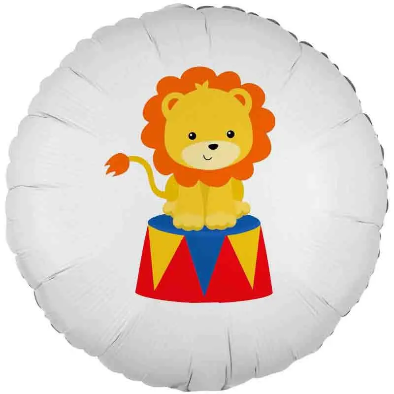 palloncino foil stampa leone del circo