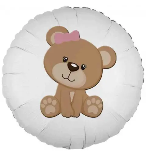palloncino foil stampa orsetta