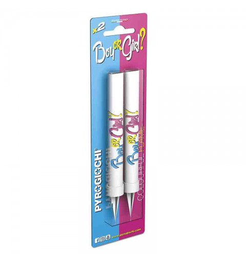 set 2 Candele Fontane Flambè Magie Boy celesti 41279