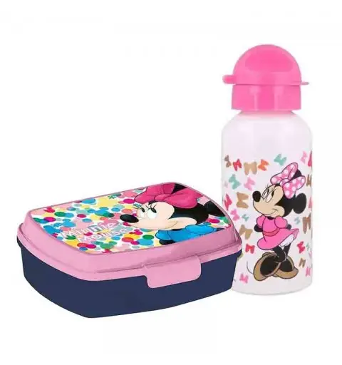 SET MERENDA MINNIE CON BORRACCIA IN ALLUMINIO