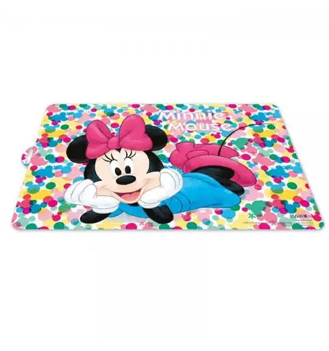 SET 3 PEZZI MINNIE PIATTO POSATE TOVAGLIETTA