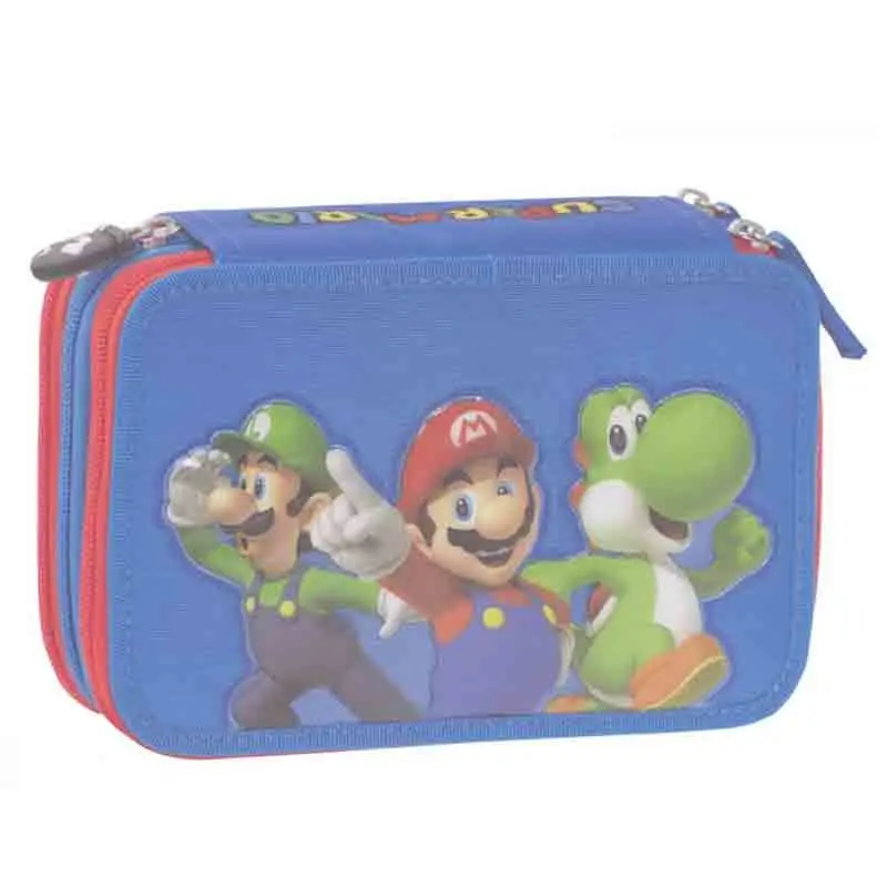 ASTUCCIO SUPER MARIO TRIPLO - GRAFICHE ASSORTITE