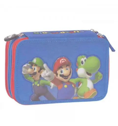 ASTUCCIO SUPER MARIO TRIPLO - GRAFICHE ASSORTITE