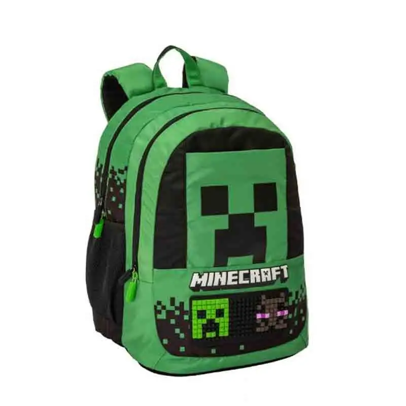 Zaino Minecraft 3 scomparti 32 x 43 x 2 m con pixel 45024178