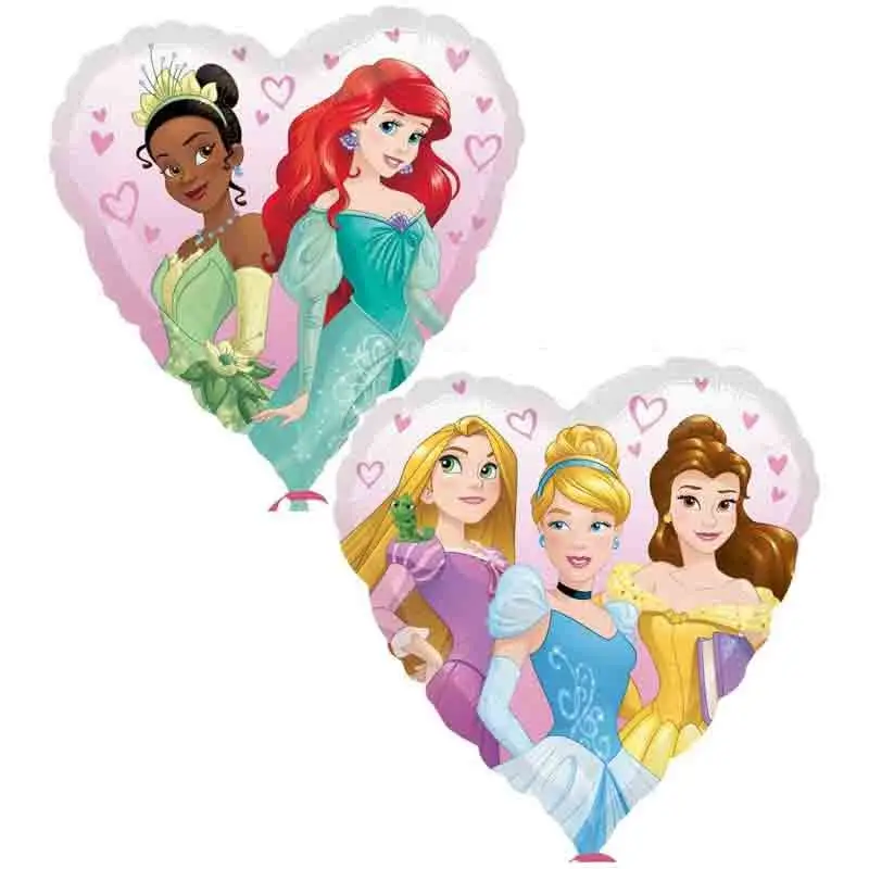 Pallone foil 42 cm cuore Principesse Dream Heart 3426701
