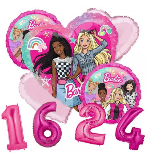 Bouquet di Palloncini Barbie Dream together n3 - kit fai da te