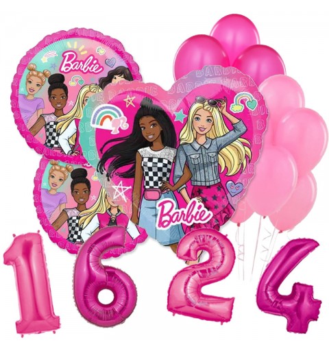 Palloncini Barbie n.4 composizione fai da te