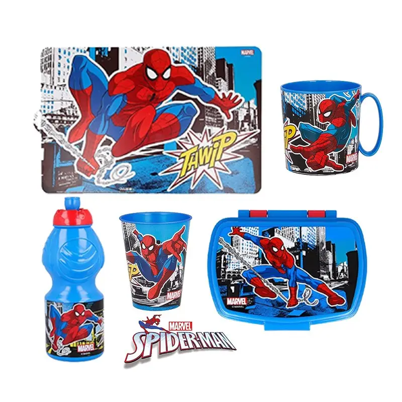 Set Regalo Spiderman con Accessori per la Merenda
