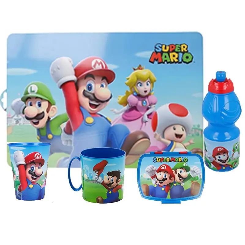 Set Regalo Super Mario con Accessori per la Merenda