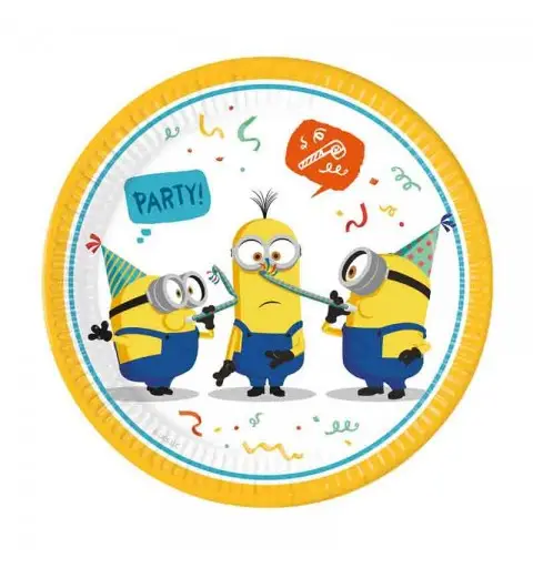 PIATTI MINIONS 8 PZ