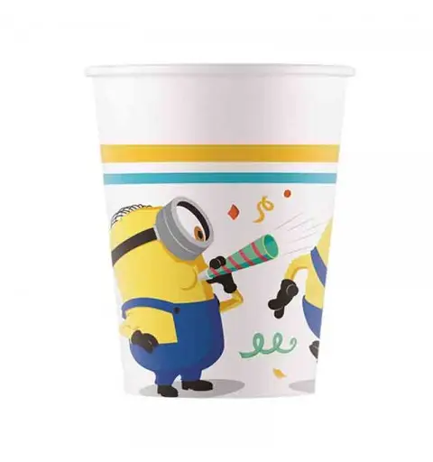 BICCHIERI MINIONS 8 PZ