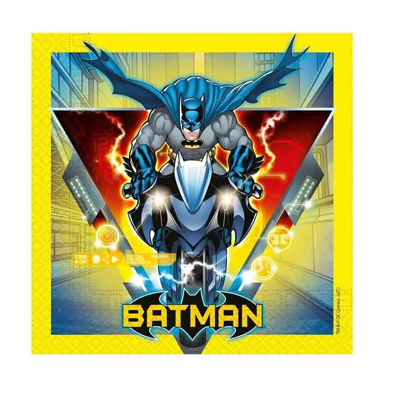 20 tovagliolii Batman Rogue Rage 93355 33 x 33 cm