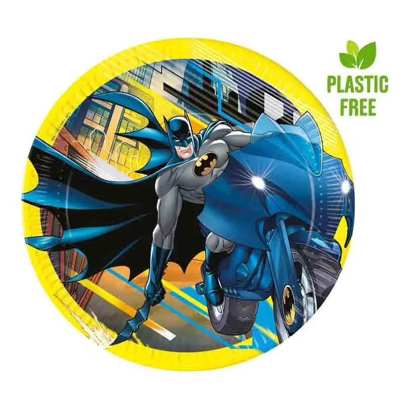 8 Piatti carta Batman Rogue Rage 23 cm 93452