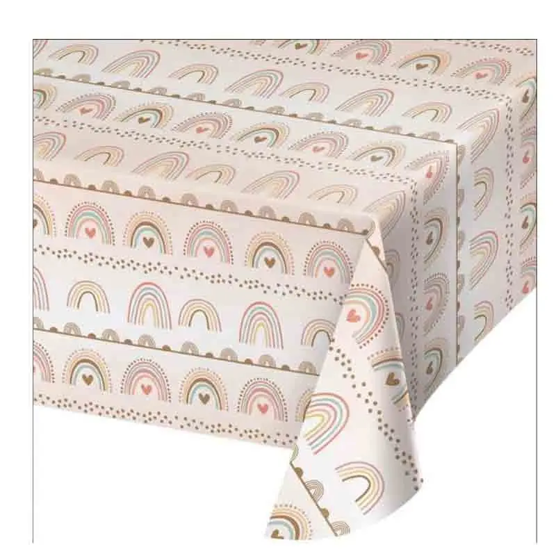 tovaglia carta 127 x 259 cm Boho Rainbow 360459