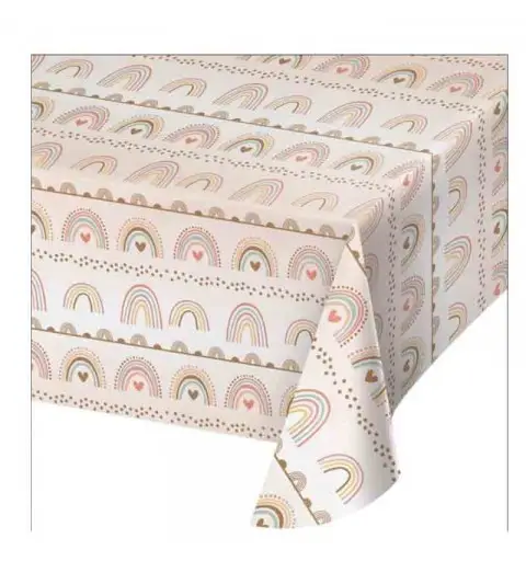 tovaglia carta 127 x 259 cm Boho Rainbow 360459