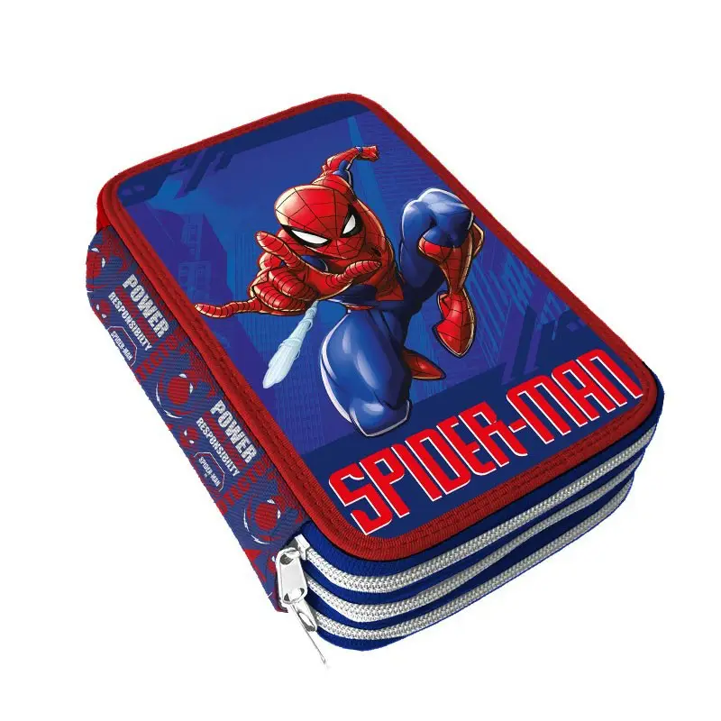 COMPLETO SCUOLA SPIDERMAN – ZAINO ASTUCCIO E BORRACCIA