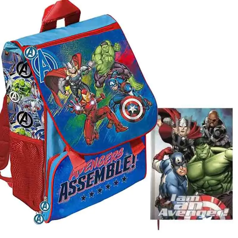 ZAINO E DIARIO AVENGERS – SET SCUOLA SUPER EROI