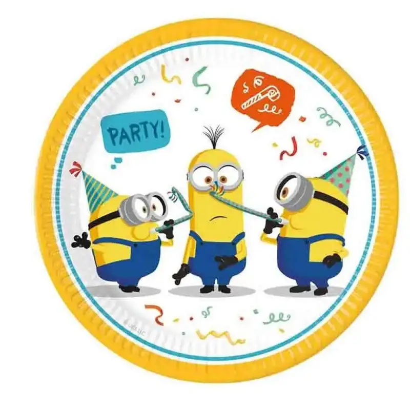 KIT N.27 COORDINATO TAVOLA COMPLETO CATTIVISSIMO ME MINIONS