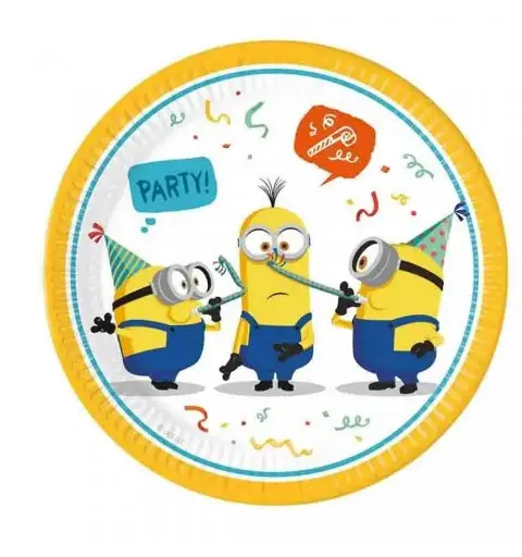 KIT N.27 COORDINATO TAVOLA COMPLETO CATTIVISSIMO ME MINIONS