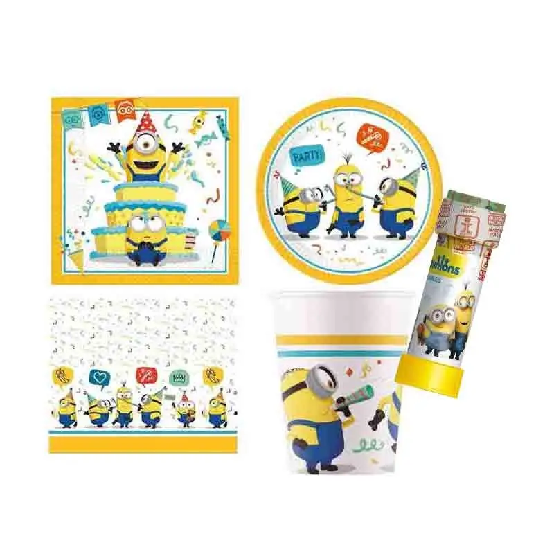 KIT N5 107  PZ - FESTA A TEMA  MINIONS