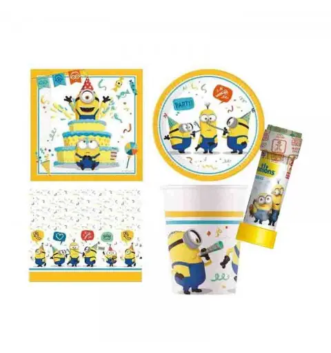 KIT N5 107  PZ - FESTA A TEMA  MINIONS