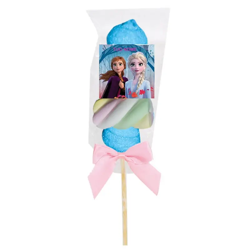 Spiedini di Marshmallow Frozen Personalizzabili kit Fai da te