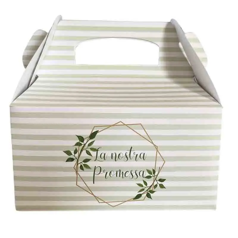 20 Box contenitore promessa geometric
