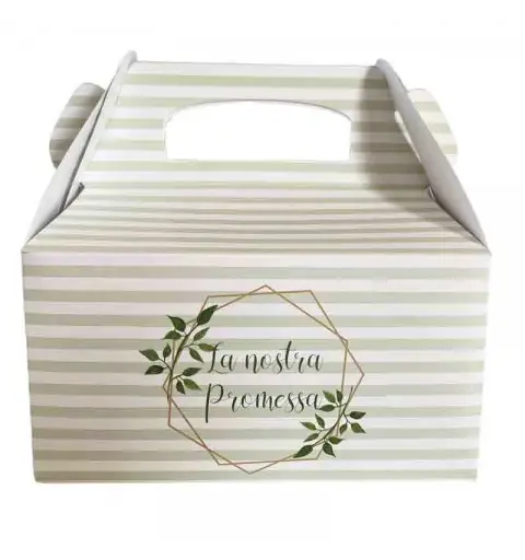 Box Contenitore Caramelle e Pop Corn tema promessa geometric