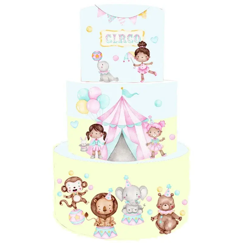 Torta Scenografica Pastel Circus - Circo