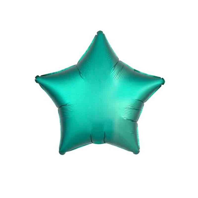 Pallone foil 17 - 42 cm stella satinata Verde Giada 3680001
