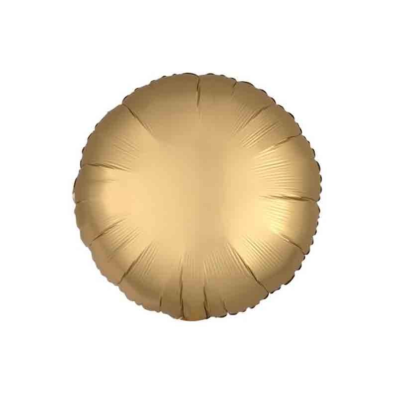 Pallone foil 17 - 42 cm tondo satinato Oro 3680101