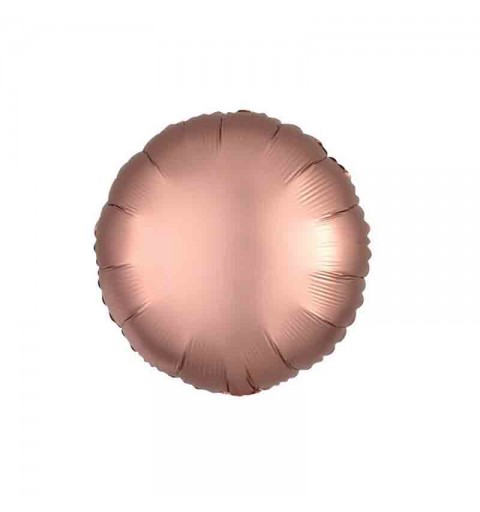 Pallone foil 17 - 42 cm tondo satinato rame 3682401