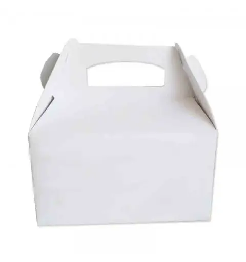Box Contenitore Caramelle e Pop Corn bianco