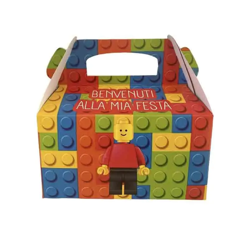 20 Box Contenitori Caramelle e Pop Corn block party