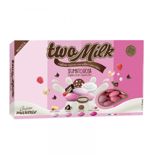 Confetti Maxtris Two Milk Sfumato Rosa 1kg - TWOSFUR