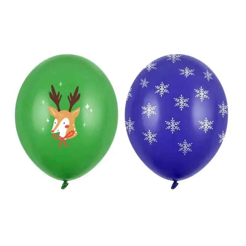 50 Palloncini 30 cm Merry Christmas tema natalizio SB14P-329-000