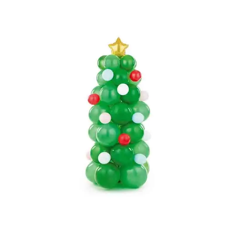 Bouquet di palloncini Albero di Natale 65x161 cm 65 pz.
