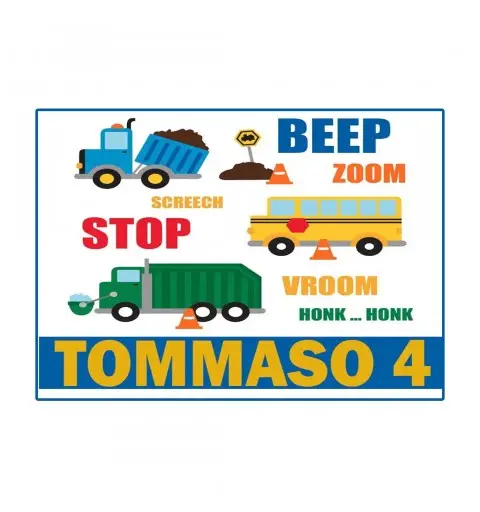 Cialda Rettangolare Traffic Jam personalizzabile