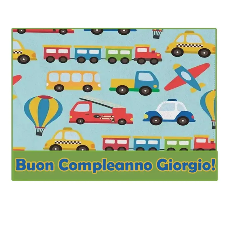 Cialda Rettangolare Veicoli Traffic Jam personalizzabile