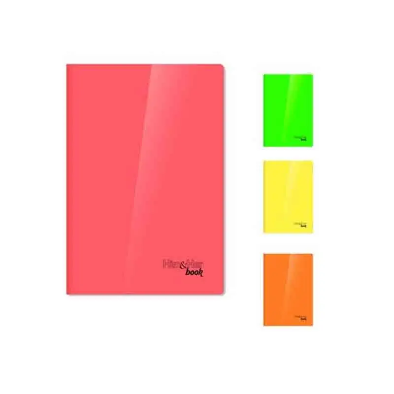 10 Quaderni formato A4 Rigatura C righe per 4°e 5° elementare fluo