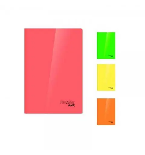 10 Quaderni formato A4 Rigatura C righe per 4°e 5° elementare fluo