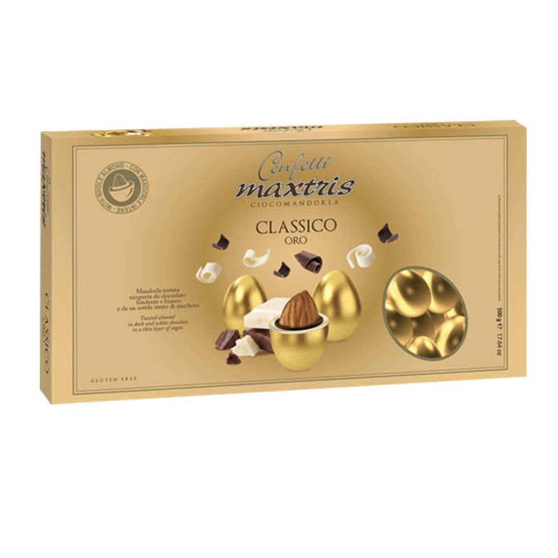 Confetti Maxtris Classico Dorato Luxury colore Oro 500g - MAXDORLUX500